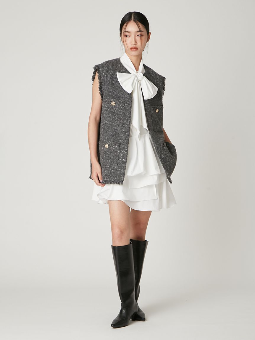 Nanpeeさま専用FRAY I.Dフレイアイディースプリングツイードジャケット FRAY I.D（フレイアイディー）の「スプリングツイードジャケット