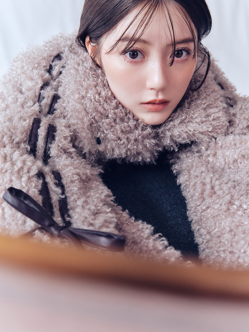 リボンボアファージャケット(ブルゾン)｜アウター｜FRAY I.D（フレイ