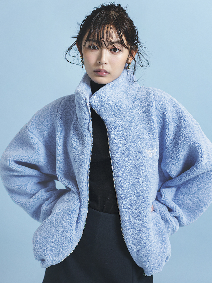 Reebok× FRAY I.D】ジップアップボアブルゾン(ブルゾン)｜アウター