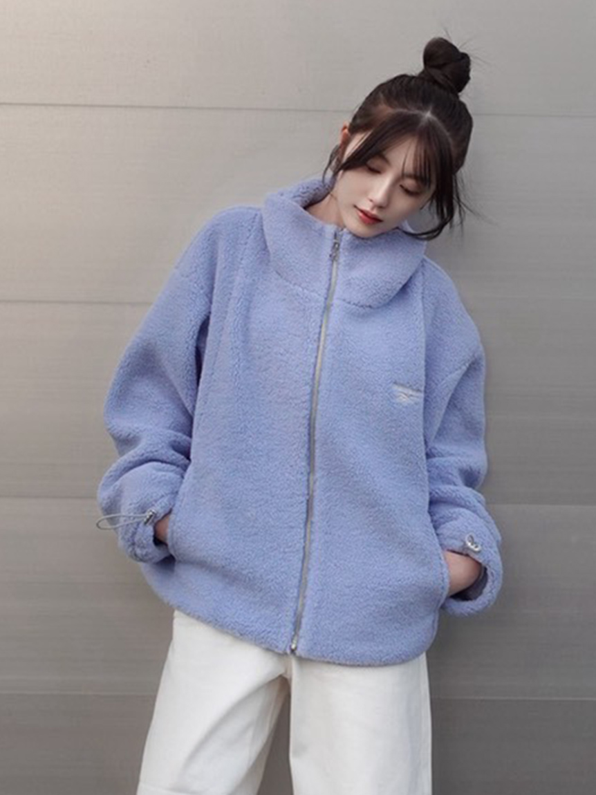 Reebok× FRAY I.D】ジップアップボアブルゾン(ブルゾン)｜アウター