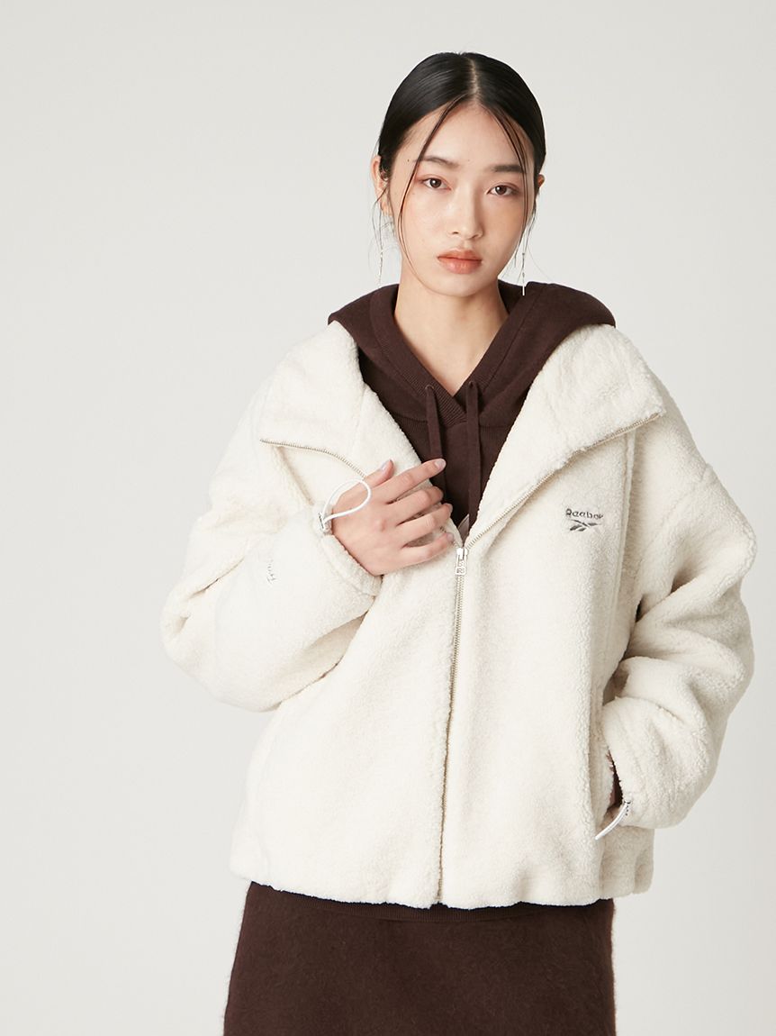 Reebok× FRAY I.D】ジップアップボアブルゾン(ブルゾン)｜アウター