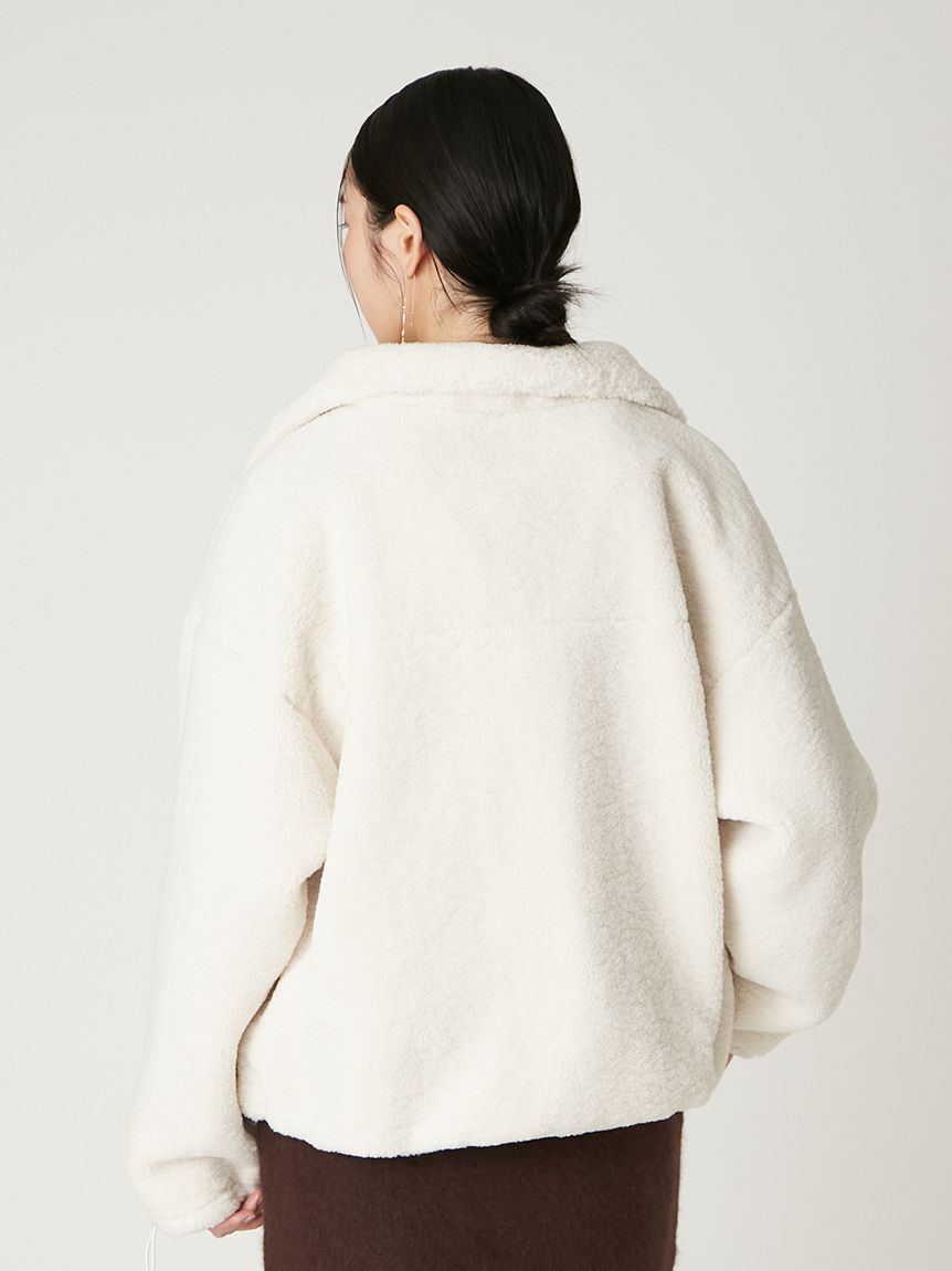 Reebok× FRAY I.D】ジップアップボアブルゾン(ブルゾン)｜アウター