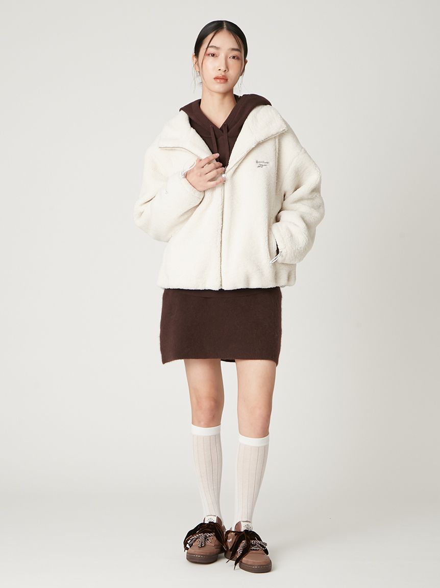 Reebok× FRAY I.D】ジップアップボアブルゾン(ブルゾン)｜アウター