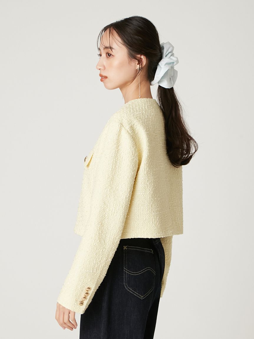 クロップドツイードジャケット(ジャケット)｜アウター｜FRAY I.D