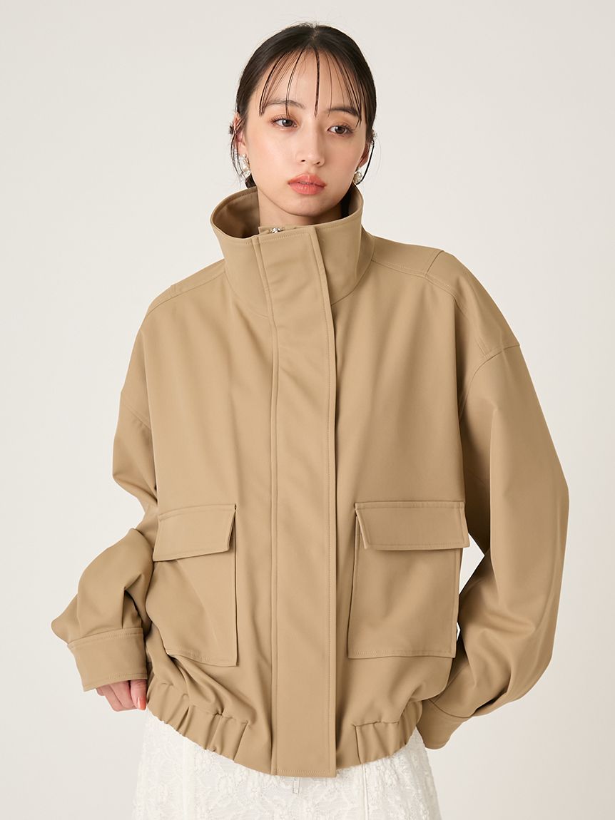 スタンドカラーオーバーサイズブルゾン(ブルゾン)｜アウター｜FRAY I.D