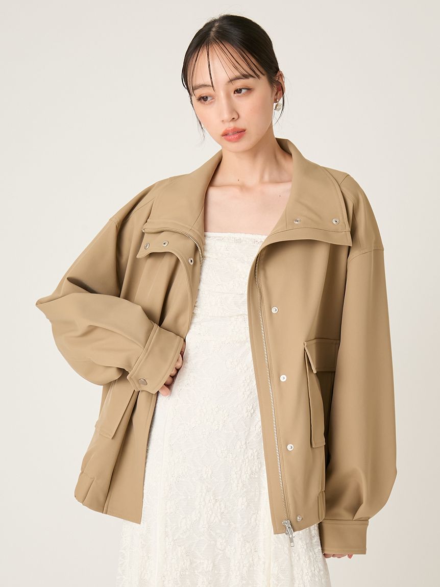 スタンドカラーオーバーサイズブルゾン(ブルゾン)｜アウター｜FRAY I.D