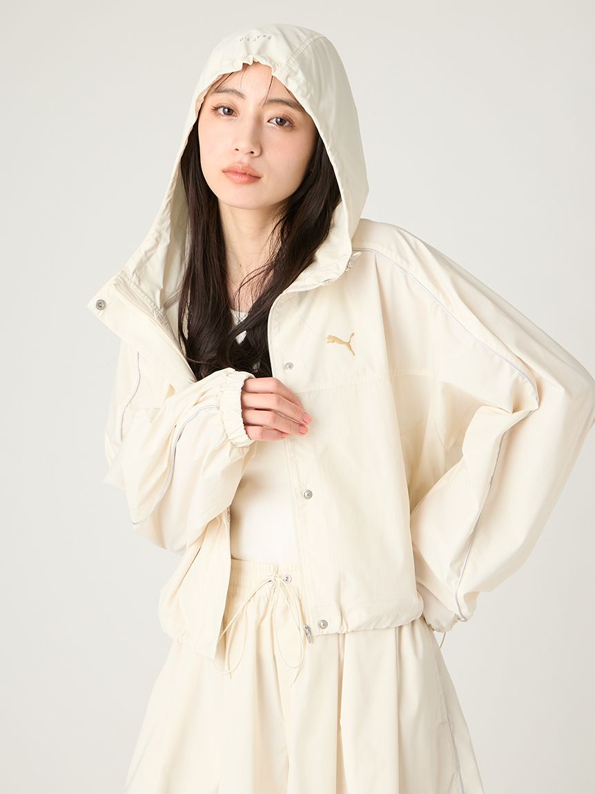 【FRAY I.D×PUMA】ナイロンブルゾン／UVカット・撥水 ピンク フレイ アイディー FRAY I.D 【FRAY I.D×PUMA】ナイロンブルゾン／UV