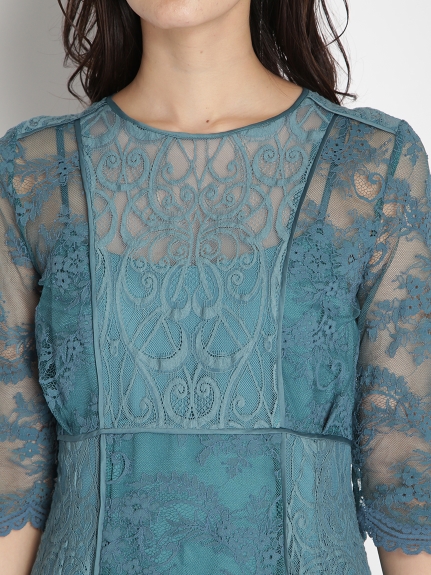 パネルレースワンピース 膝丈ワンピース ワンピース Fray I D フレイ アイディー の通販サイト 公式