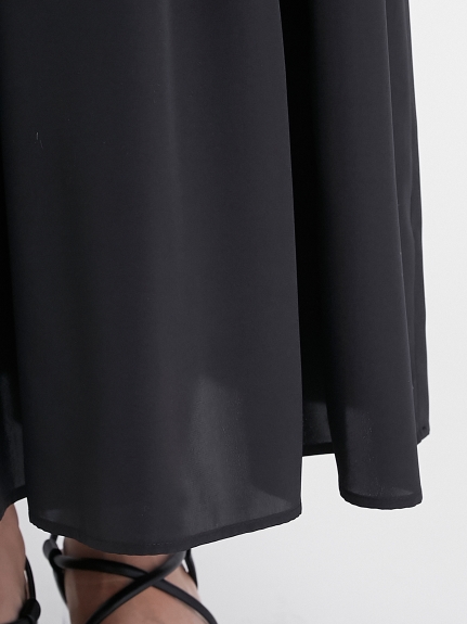 被り心地最高 Fray I D フロントタックロングワンピース 黒 サイズ０ 送料無料 絶賛レビュー続出 Cicili Tv