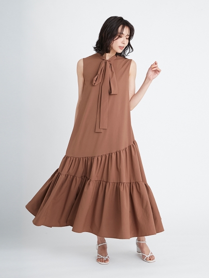 ロングタイティアードタフタワンピース マキシ ロングワンピース ワンピース Fray I D フレイ アイディー の通販サイト 公式