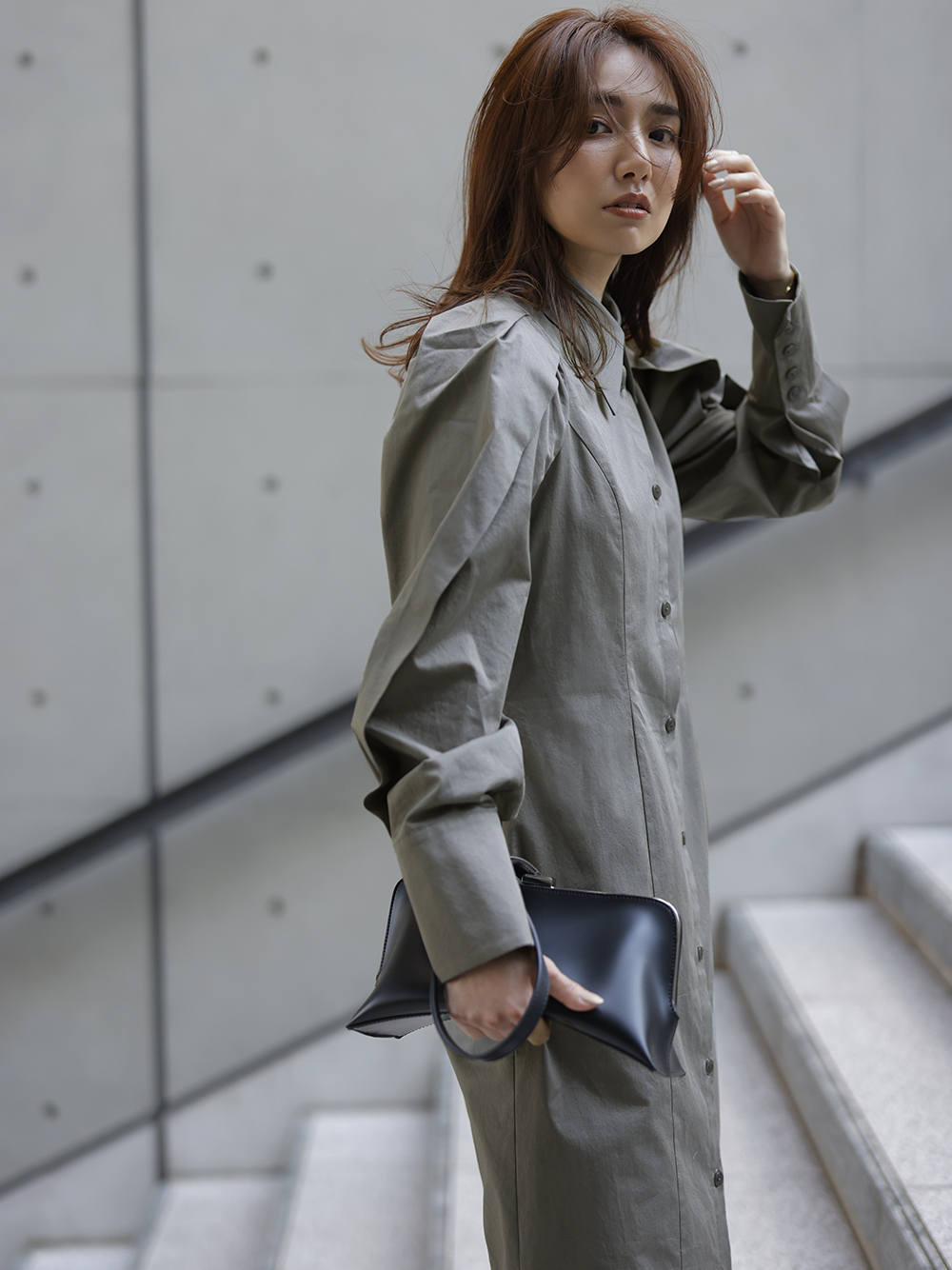 タックスリーブシャツワンピース マキシ ロングワンピース ワンピース Fray I D フレイ アイディー の通販サイト 公式 タックスリーブシャツワンピース マキシ ロングワンピース ワンピース Fray I D フレイ アイディー の通販サイト 公式