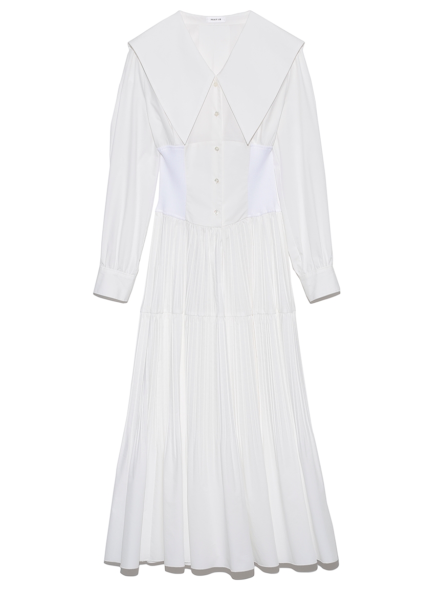 ビッグカラーシャツワンピース マキシ ロングワンピース ワンピース Fray I D フレイ アイディー の通販サイト 公式