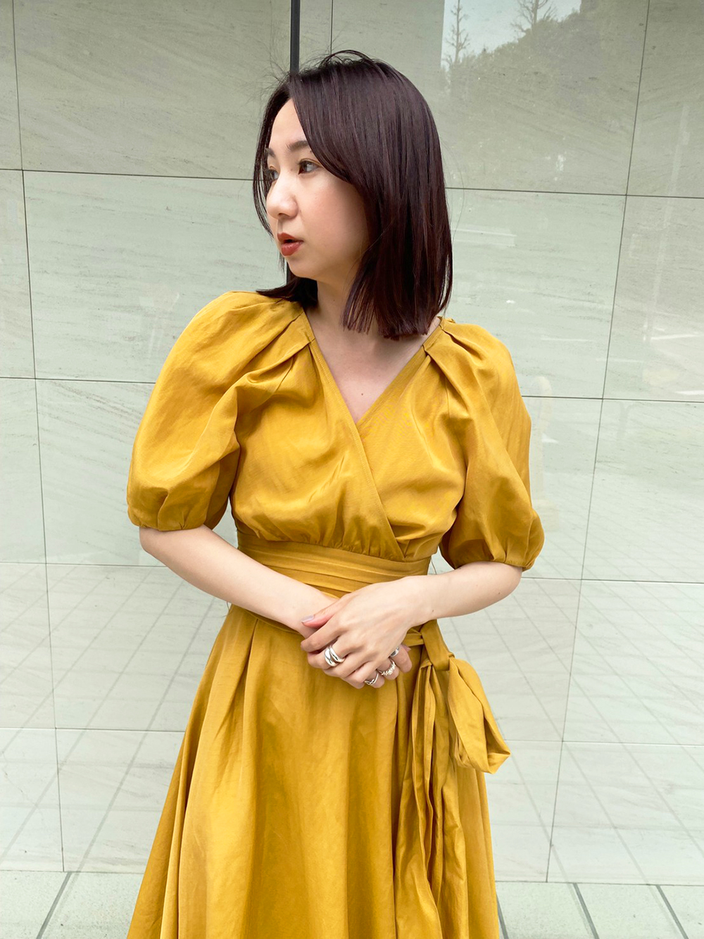 S憧れ専用fray I Dフレイ アイディーリネンカシュクールロングワンピースベージュ ロングワンピース レディースs 11 7 Hafryat Com