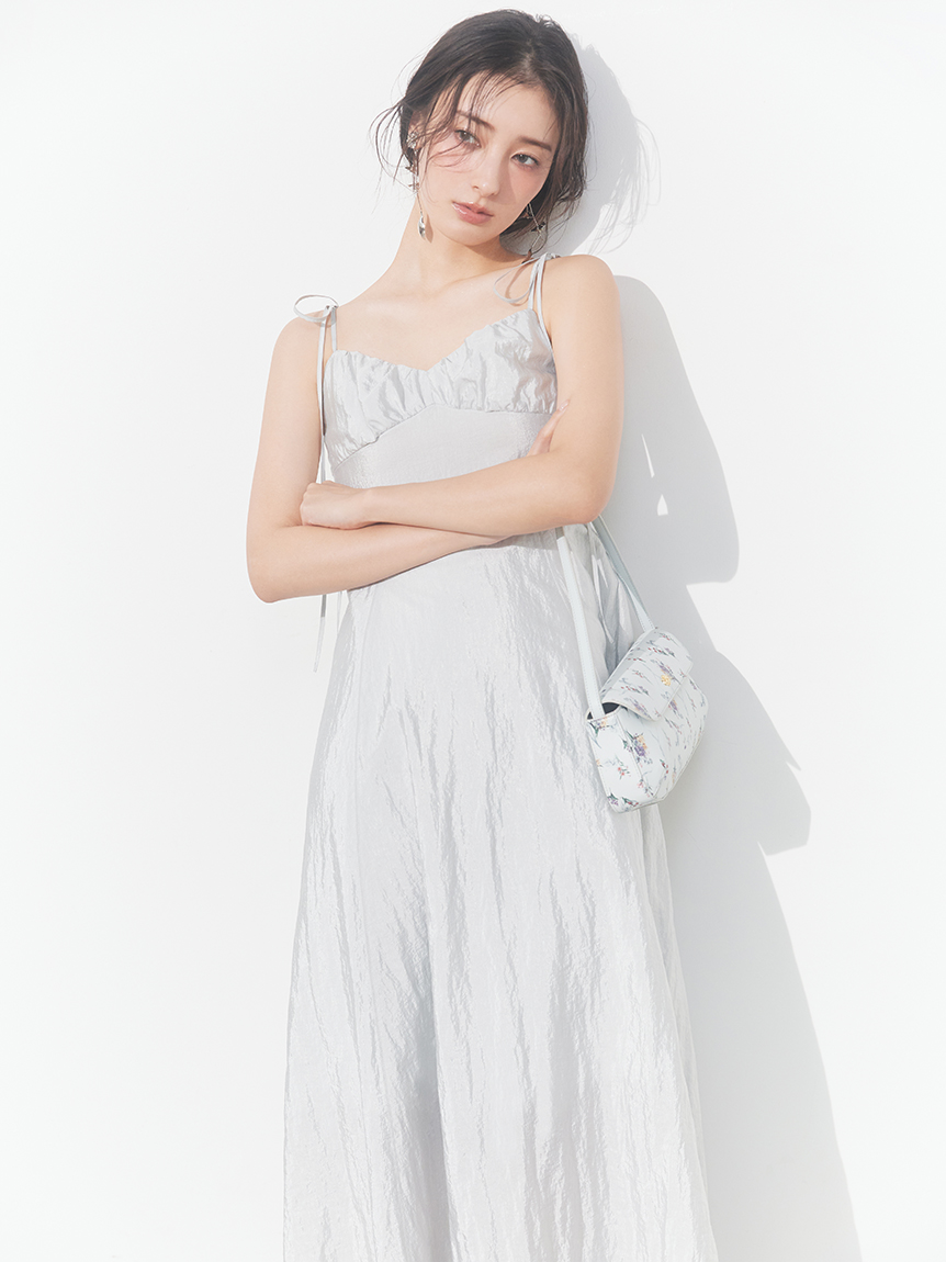 FRAY I.D ブライトナイロンキャミワンピース FRAY I.D ワンピース ブライトナイロンキャミワンピース