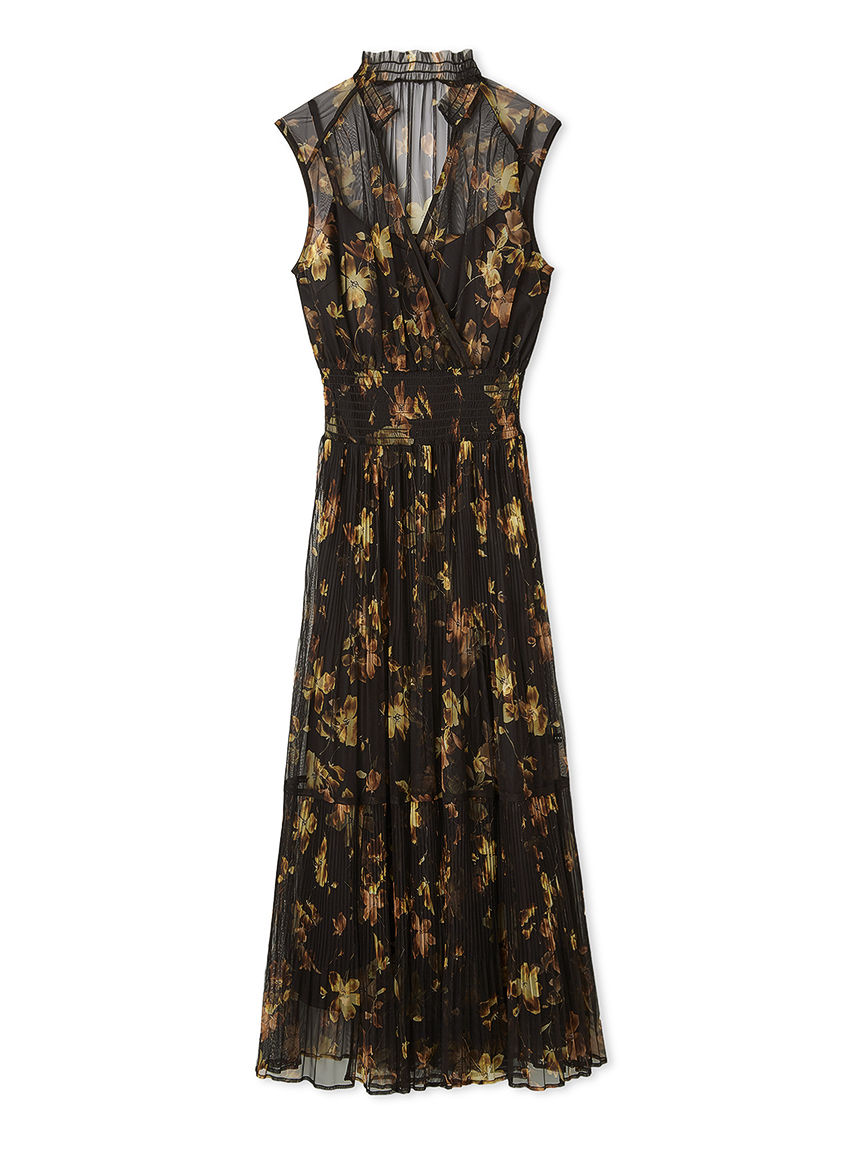 ★Phase eight Sophieセミシアープリーツフレア 上質マキシ★ フェイズ エイト Phase Eight Sophia Midi Dress （Multi