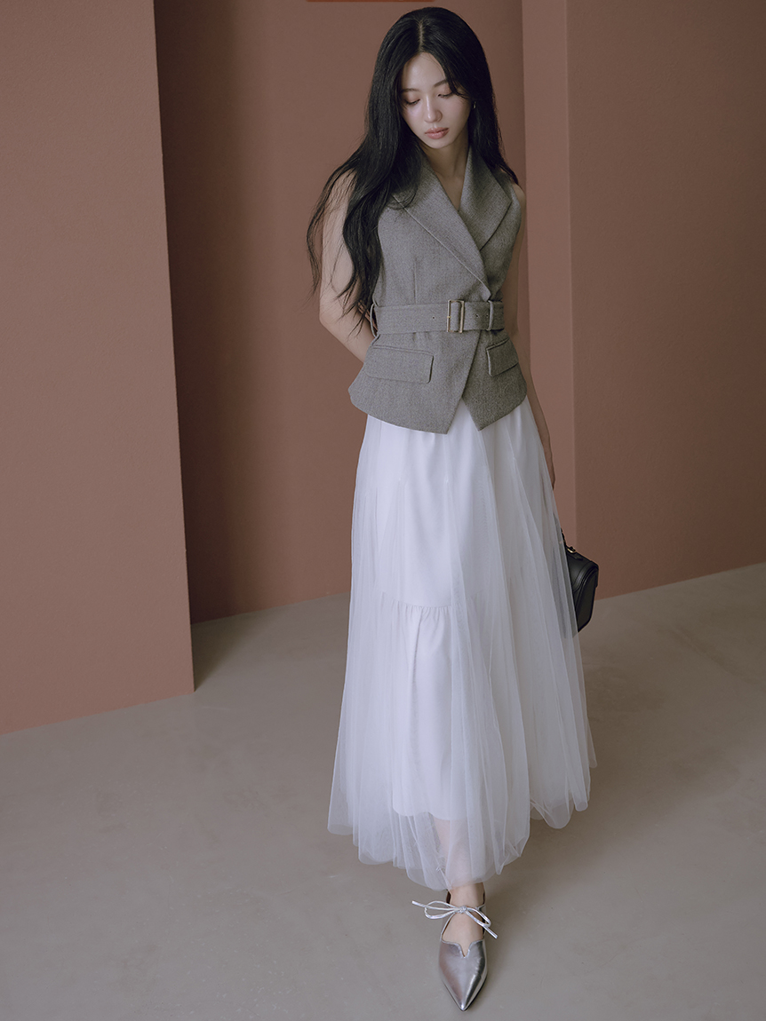 5064【美品】usaato うさとの服 フレアスカート アイボリー Free 流行り の ブランド 5064【美品】usaato うさとの服 フレア