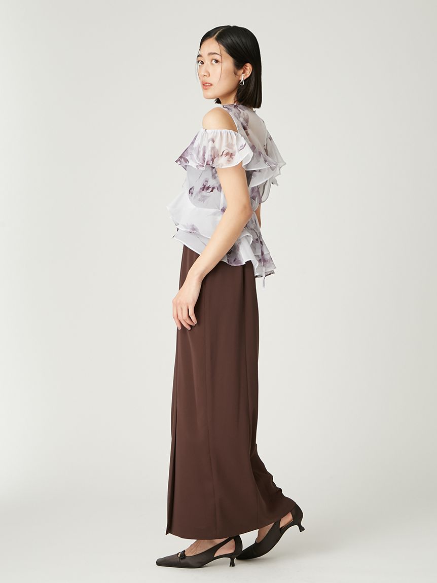 わぁー、ごっちょうだ、いただきまぁーしゆ。 ラッフルブラウスセットドレス(ドレス)｜ワンピース｜FRAY I.D