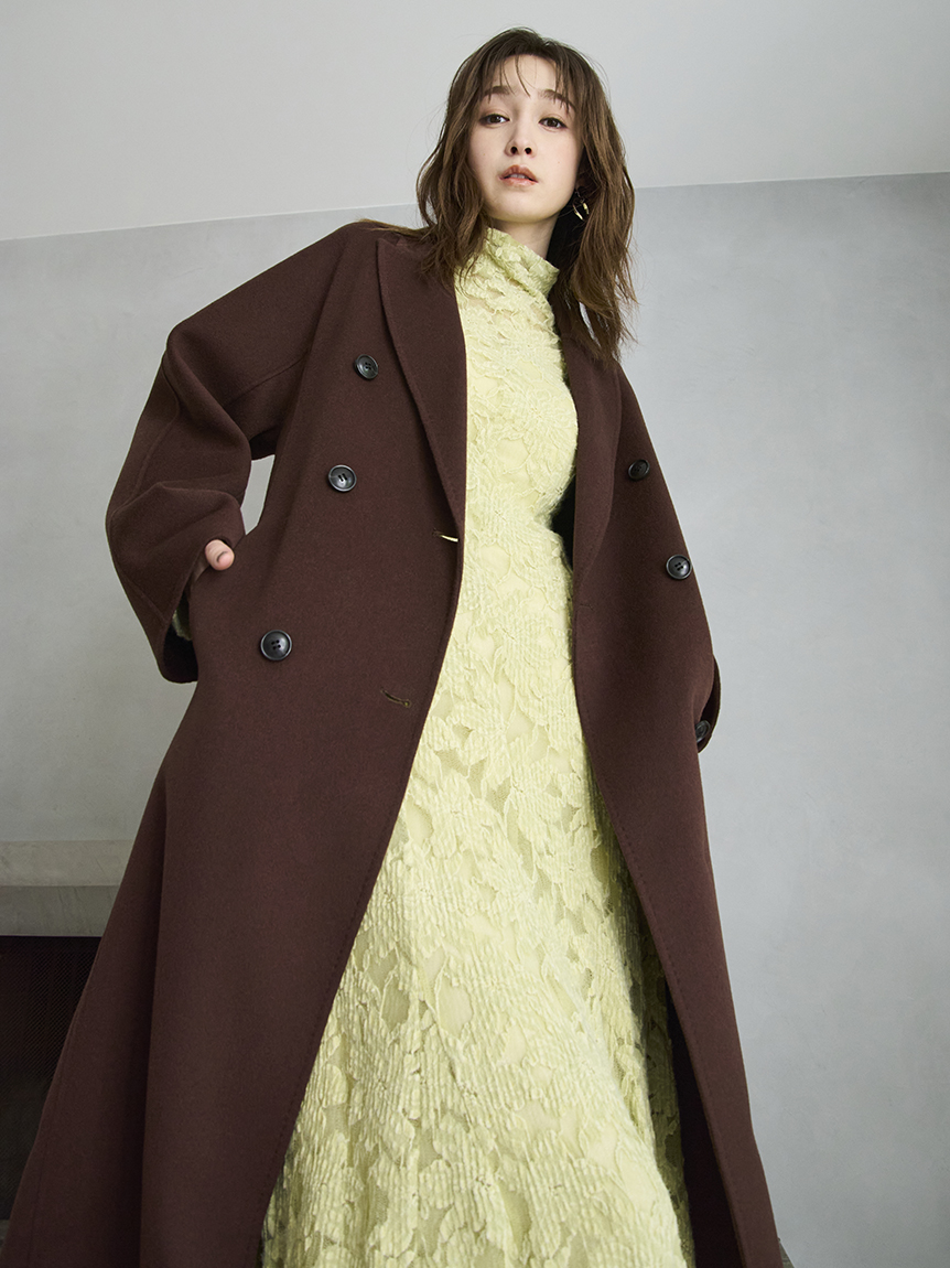 4298 花柄レース ロングコート 4298 花柄レース ロングコート 4298 花柄レース ロングコート