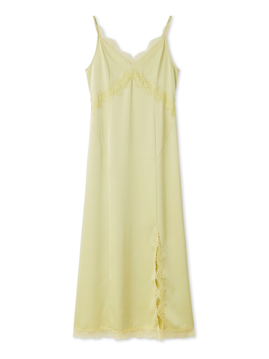 WEB限定カラー]レーストリムキャミワンピース(マキシ・ロング