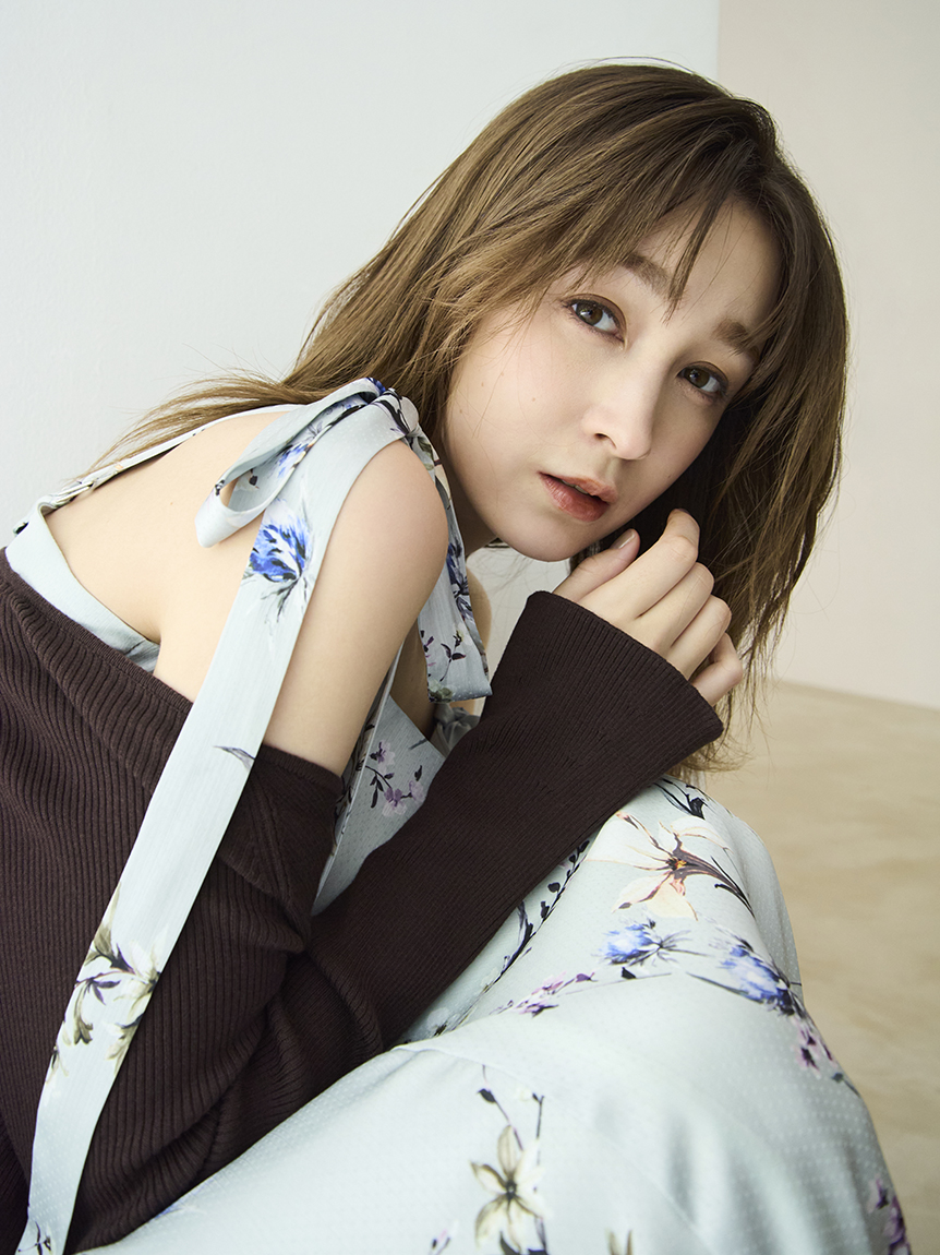 限定カラー・00サイズ】リボンディテールフローラルワンピース(マキシ