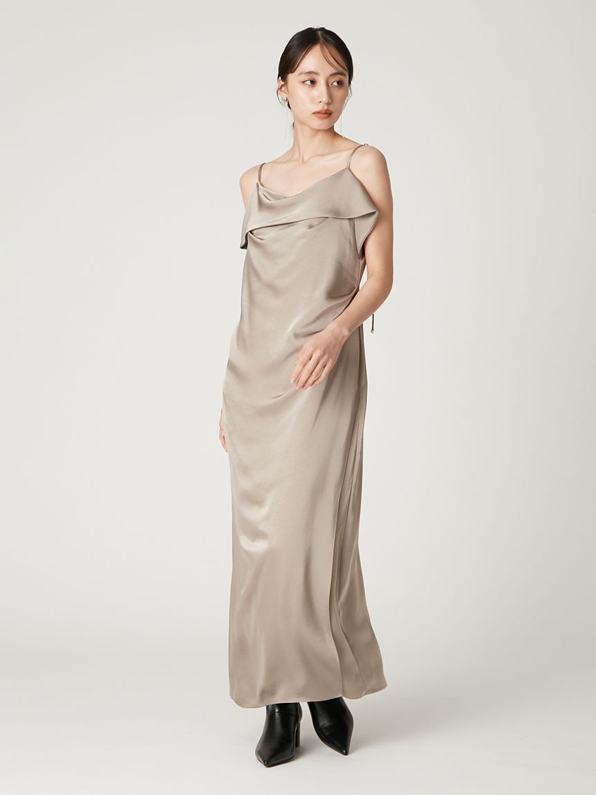 katy☆　エトレトウキョウ　フィブリルサテンロングワンピース katy☆ エトレトウキョウ フィブリルサテンロングワンピース