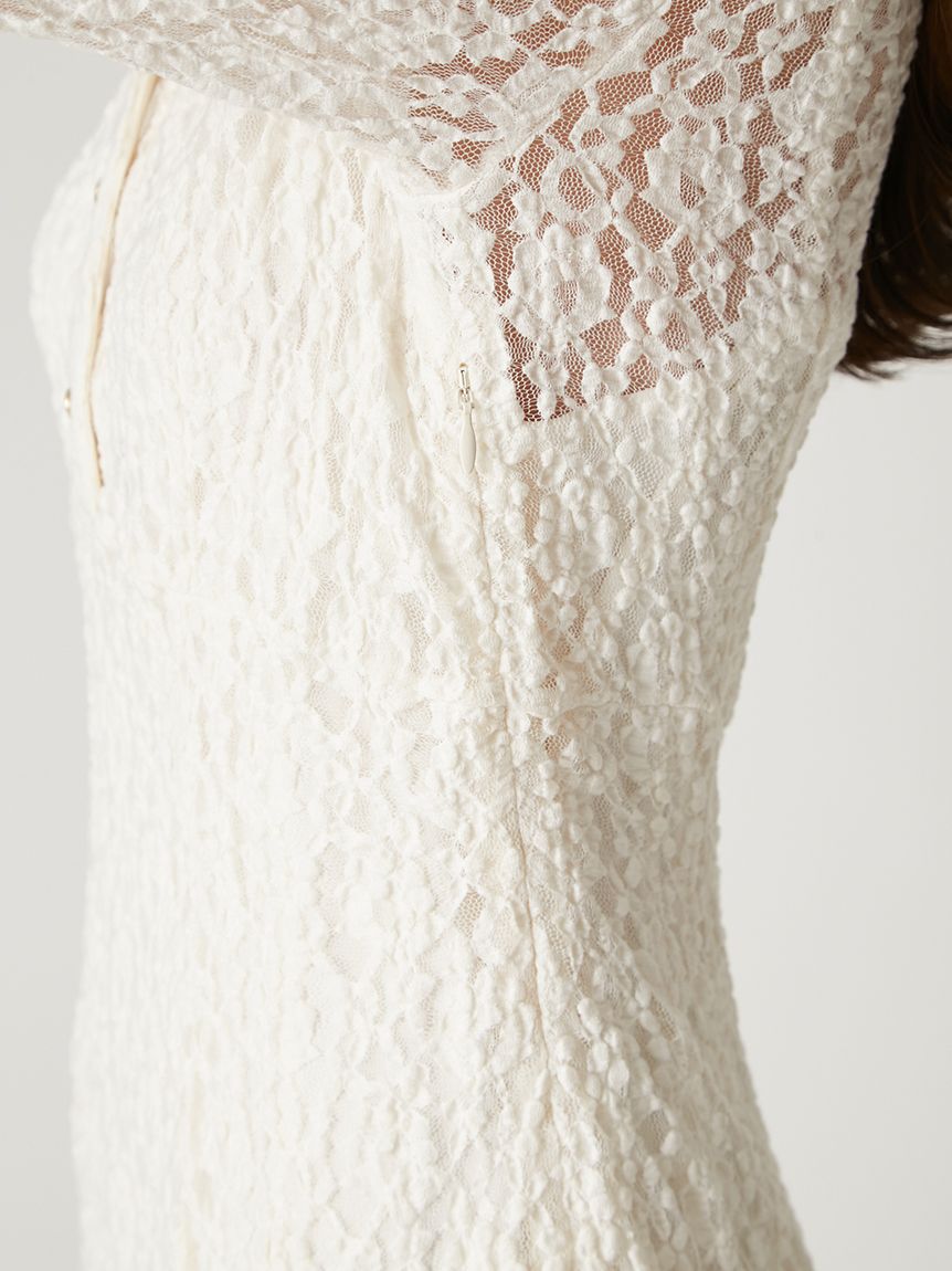 ストレッチレースポロカラーワンピース(ドレス)｜ワンピース｜FRAY I.D