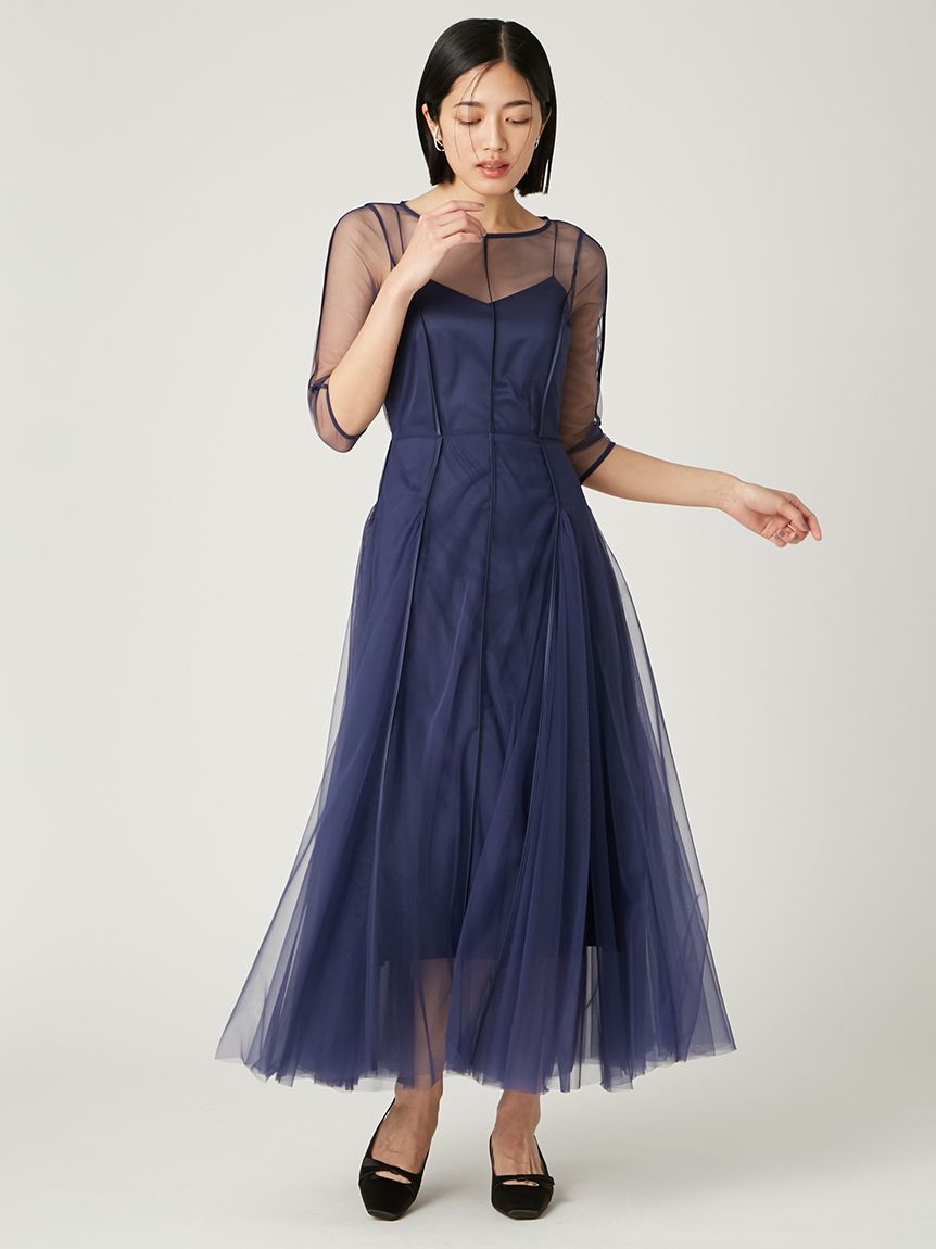 バックオープンシアードレス　トゥデイフル TODAYFUL（トゥデイフル）の「バックオープンシアードレス（ワンピース