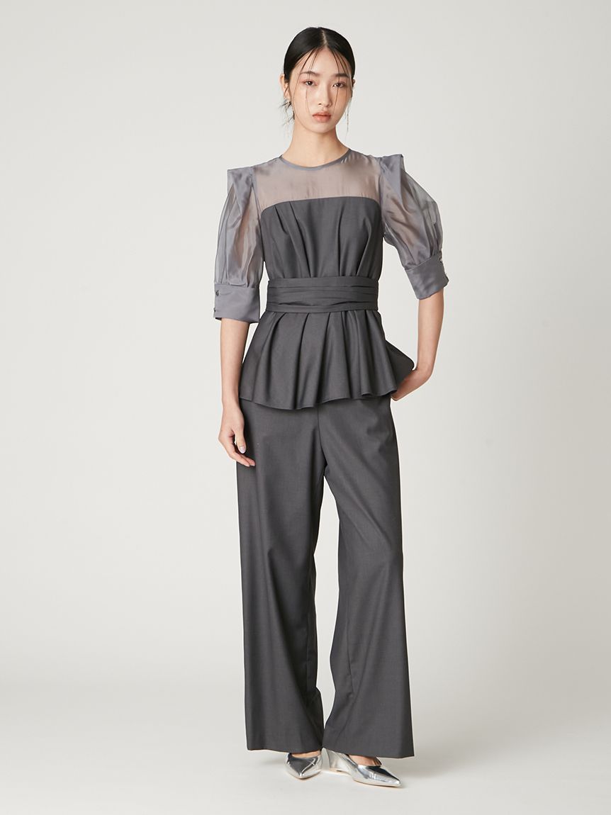 こんぺい ぺプラムビスチェコンビネゾン(トップス＆ボトムセット)｜ワンピース