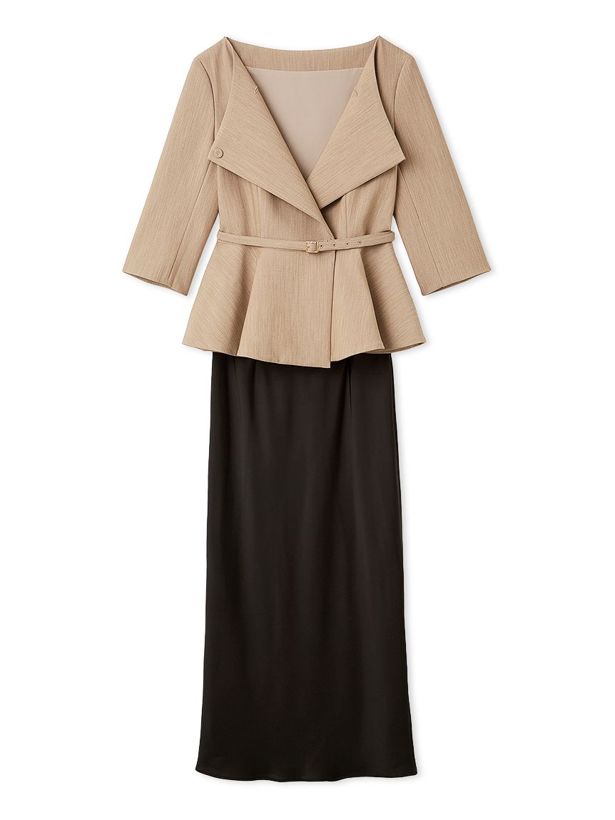 WEB限定】2wayジャケット＆ナロースカートセット(ワンピース)｜FRAY