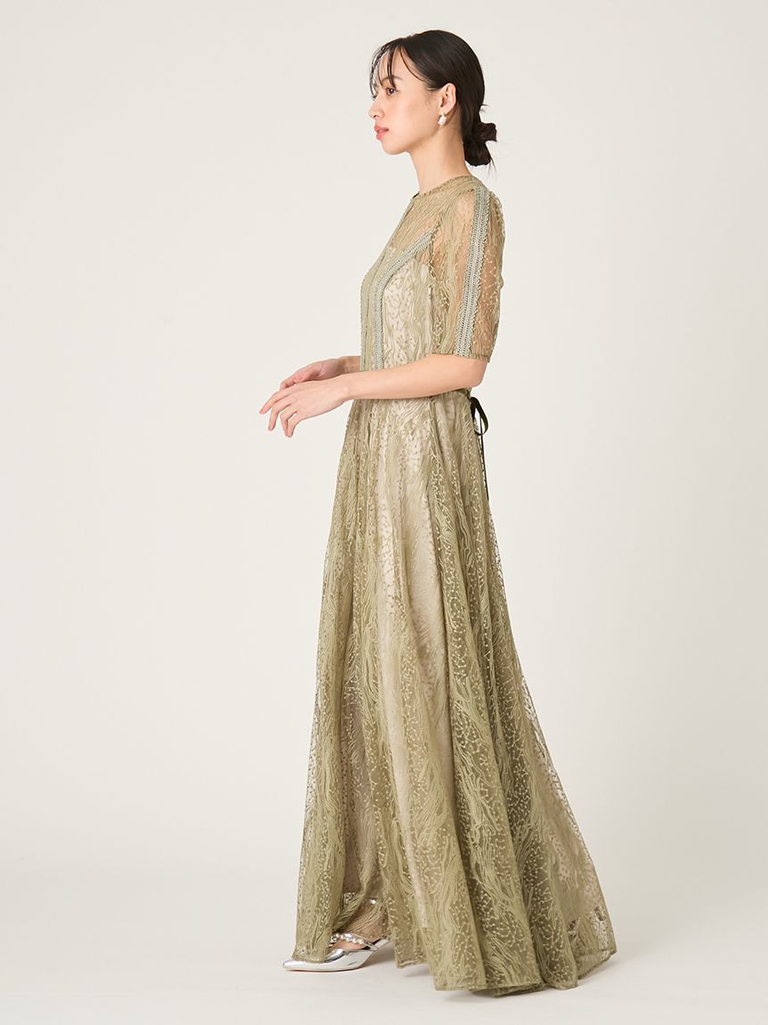 フローイングドットエンブロイダリードレス(ドレス)｜ワンピース｜FRAY