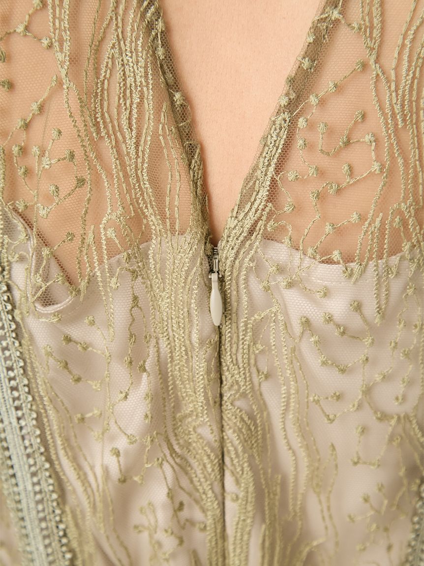 フローイングドットエンブロイダリードレス(ドレス)｜ワンピース｜FRAY