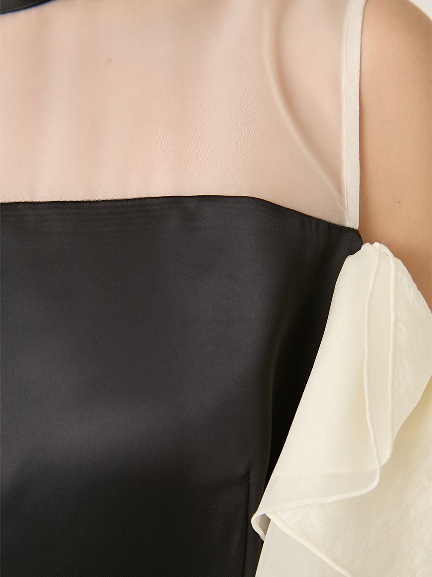 ラッフルスリーブドレス(ドレス)｜ワンピース｜FRAY I.D（フレイ