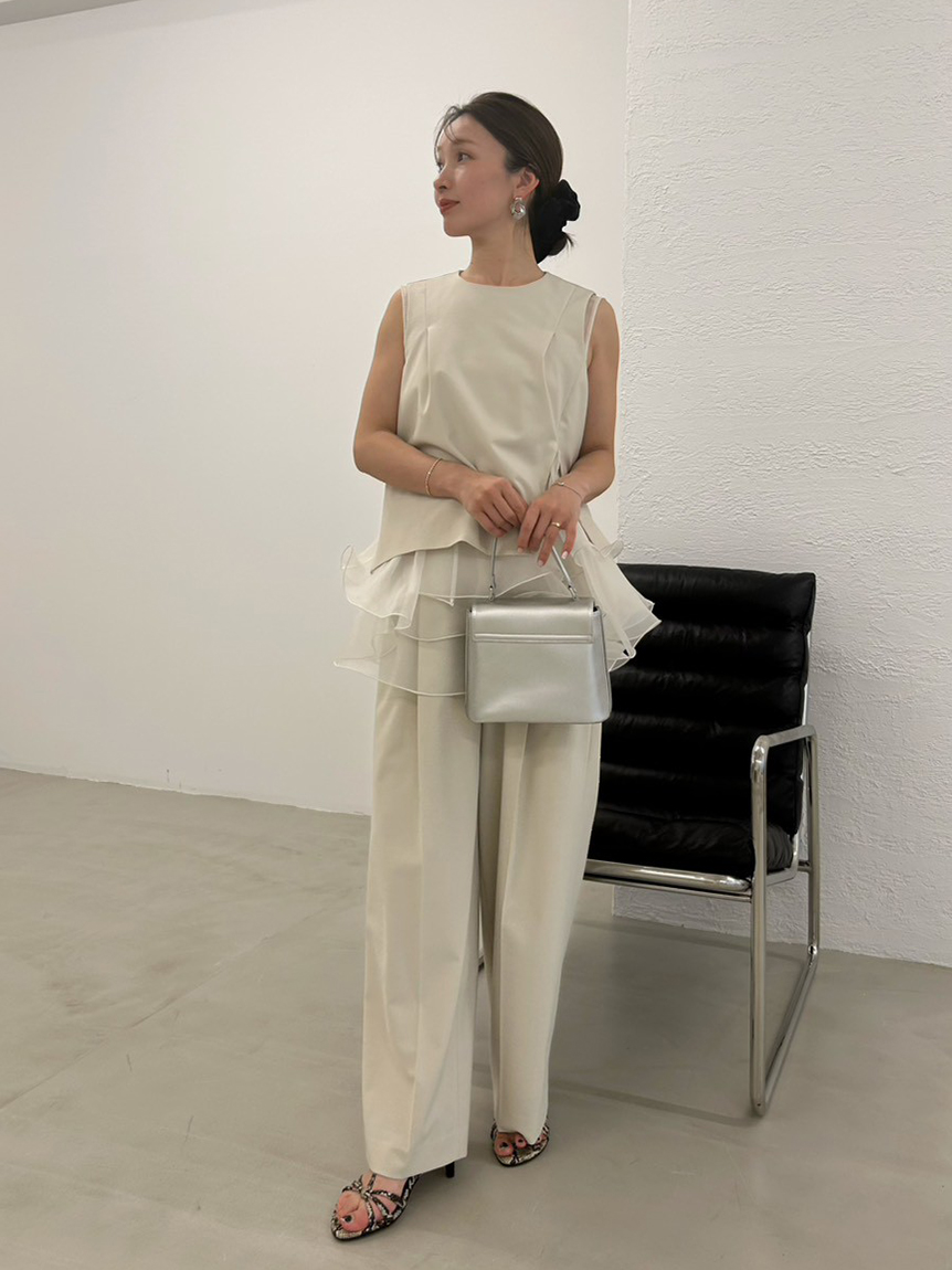 00サイズあり】ラッフルフリルセットアップ／ウォッシャブル・抗