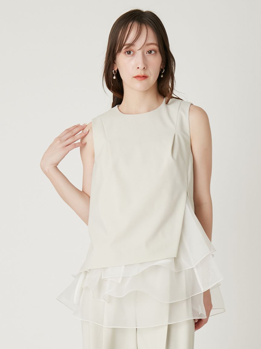 00サイズあり】ラッフルフリルセットアップ／ウォッシャブル・抗