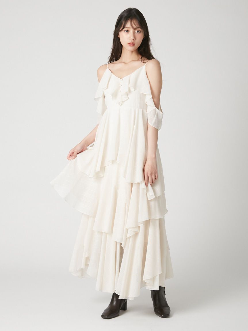 2wayフリルキャミワンピース(ロングワンピース)｜DRESS｜FRAY I.D
