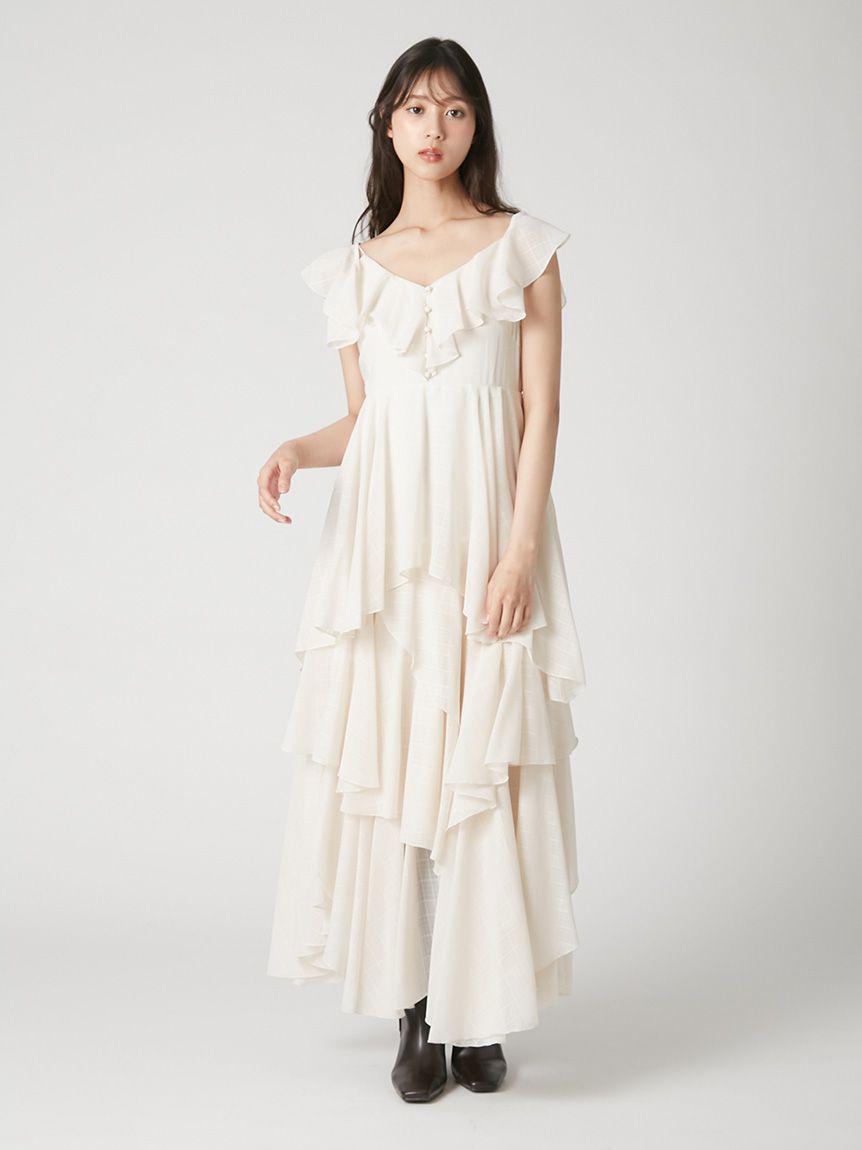 2wayフリルキャミワンピース(ロングワンピース)｜DRESS｜FRAY I.D