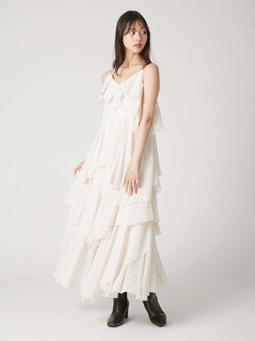 2wayフリルキャミワンピース(ロングワンピース)｜DRESS｜FRAY I.D