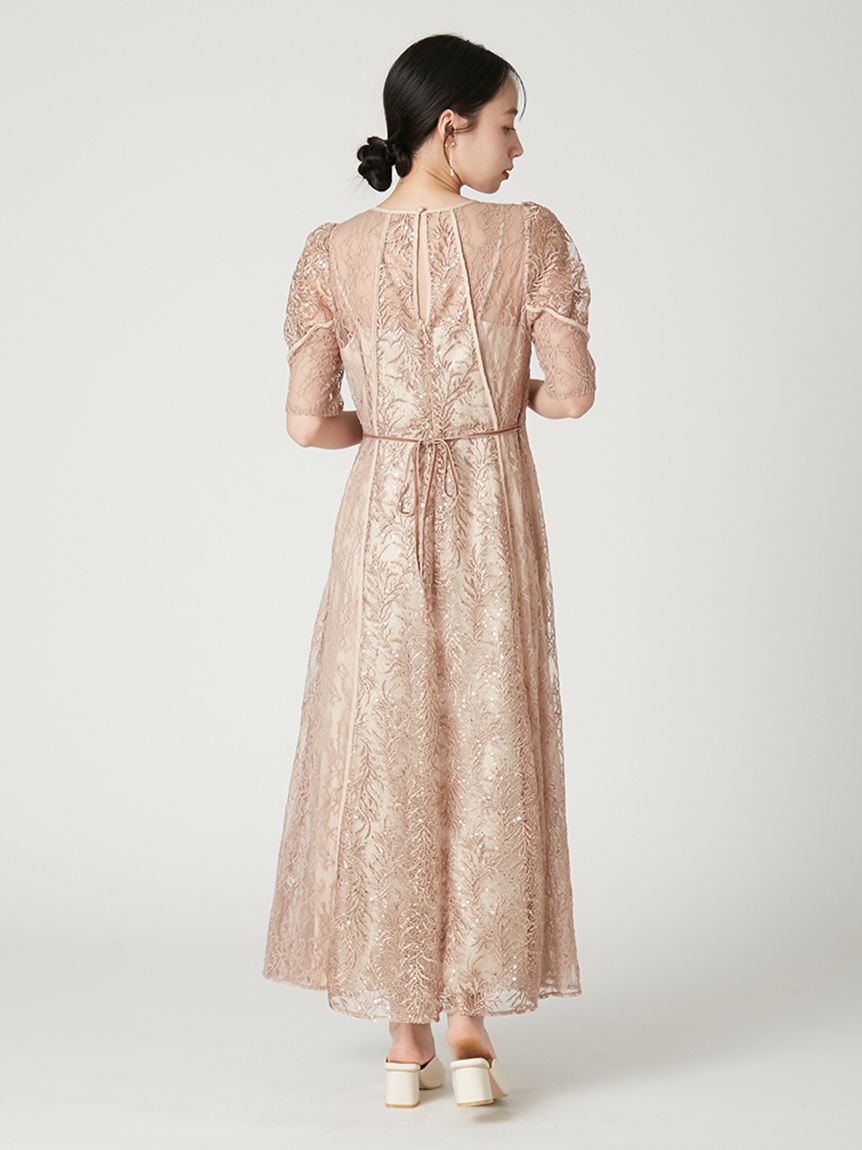 タグ付✨　フレイアイディー　リーフレースパイピングドレス リーフレースパイピングドレス(オケージョンドレス)｜DRESS｜FRAY I.D
