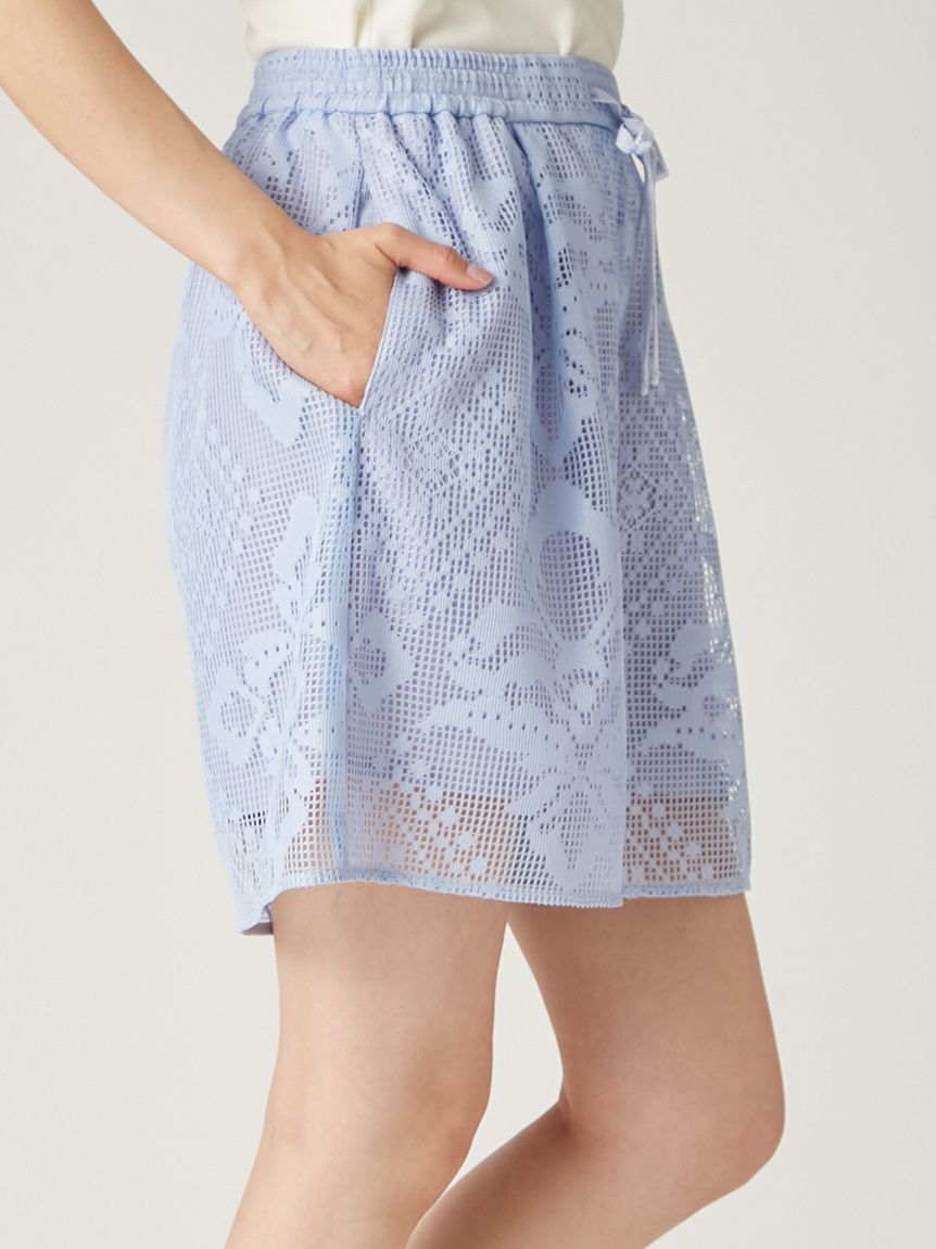 【SALE!!】d.i.a.レースショーパン パネルレースショートパンツ(ショート・ハーフパンツ)｜パンツ