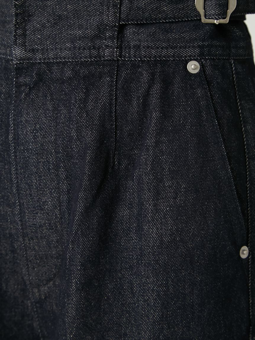 ハイウエストバックルデニムパンツ(ロングパンツ)|パンツ|FRAY ハイウエストバックルデニムパンツ(ロングパンツ)|パンツ|FRAY