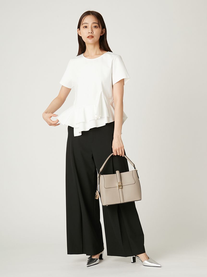 NBB WEEKEND ストレートパンツ ホワイト NBB WEEKEND ストレートパンツ ホワイト NBB WEEKEND ストレート