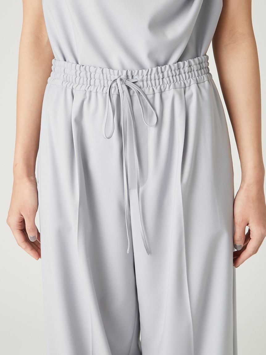 ドロストワイドパンツ／ウォッシャブル(ワイドパンツ)｜パンツ