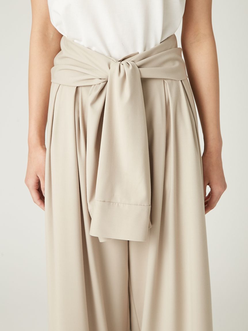 ウエストロールタックワイドパンツ(ワイドパンツ)｜パンツ｜FRAY I.D