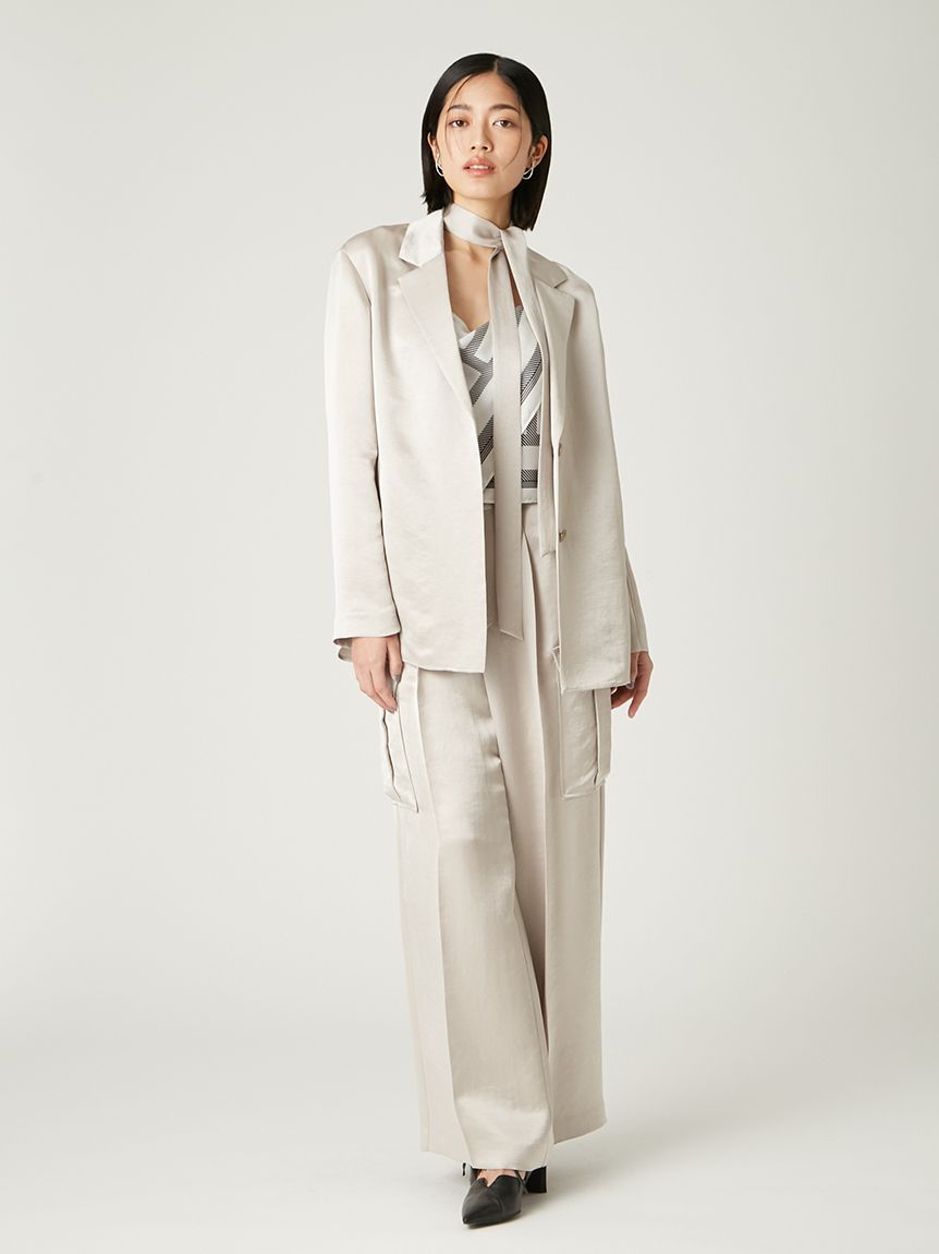 さらさま専用ligdot⭐︎サテンカーゴパンツ⭐︎ワイドパンツ☆リグドット さらさま専用ligdot⭐︎サテンカーゴパンツ⭐︎ワイドパンツ