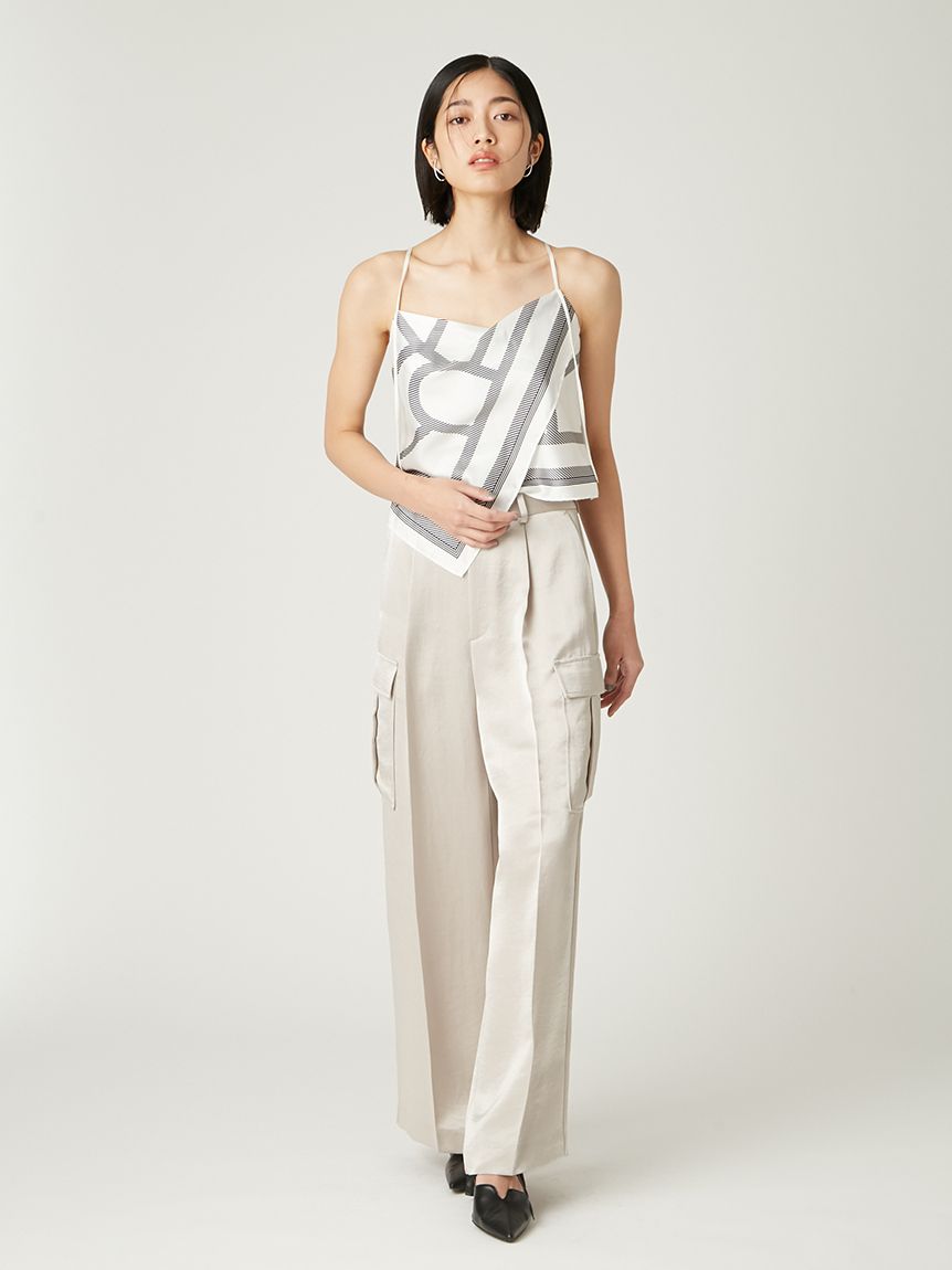 さらさま専用ligdot⭐︎サテンカーゴパンツ⭐︎ワイドパンツ☆リグドット さらさま専用ligdot⭐︎サテンカーゴパンツ⭐︎ワイドパンツ