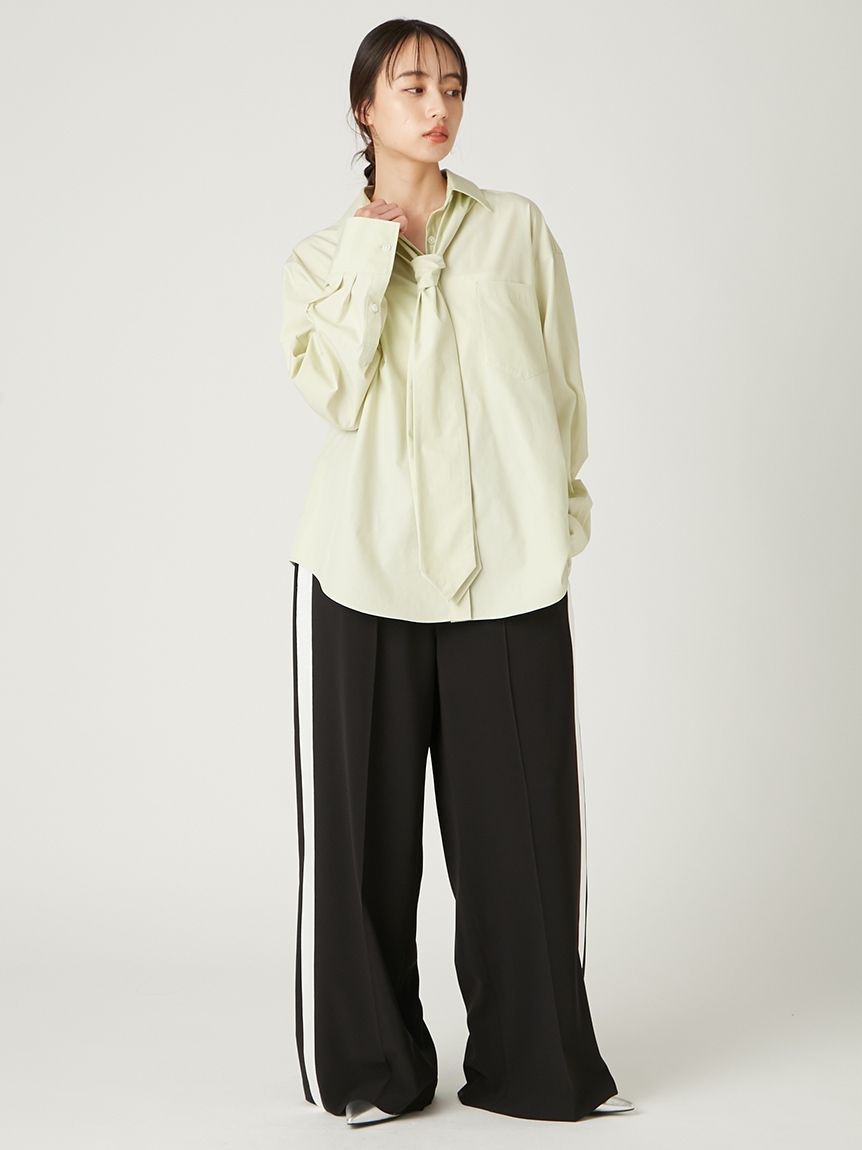 びれい！！！！ バイカラーラインパンツ(ロングパンツ)｜パンツ｜FRAY I.D