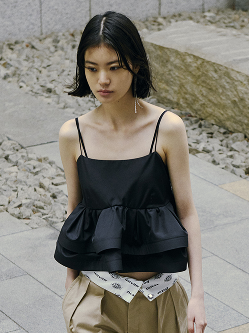 ちぃページ FRAY I.D｜Dickies】ツータックワイドツイルパンツ(ロングパンツ