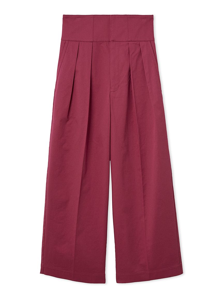 FRAY I.D｜Dickies】ツータックワイドツイルパンツ(ロングパンツ