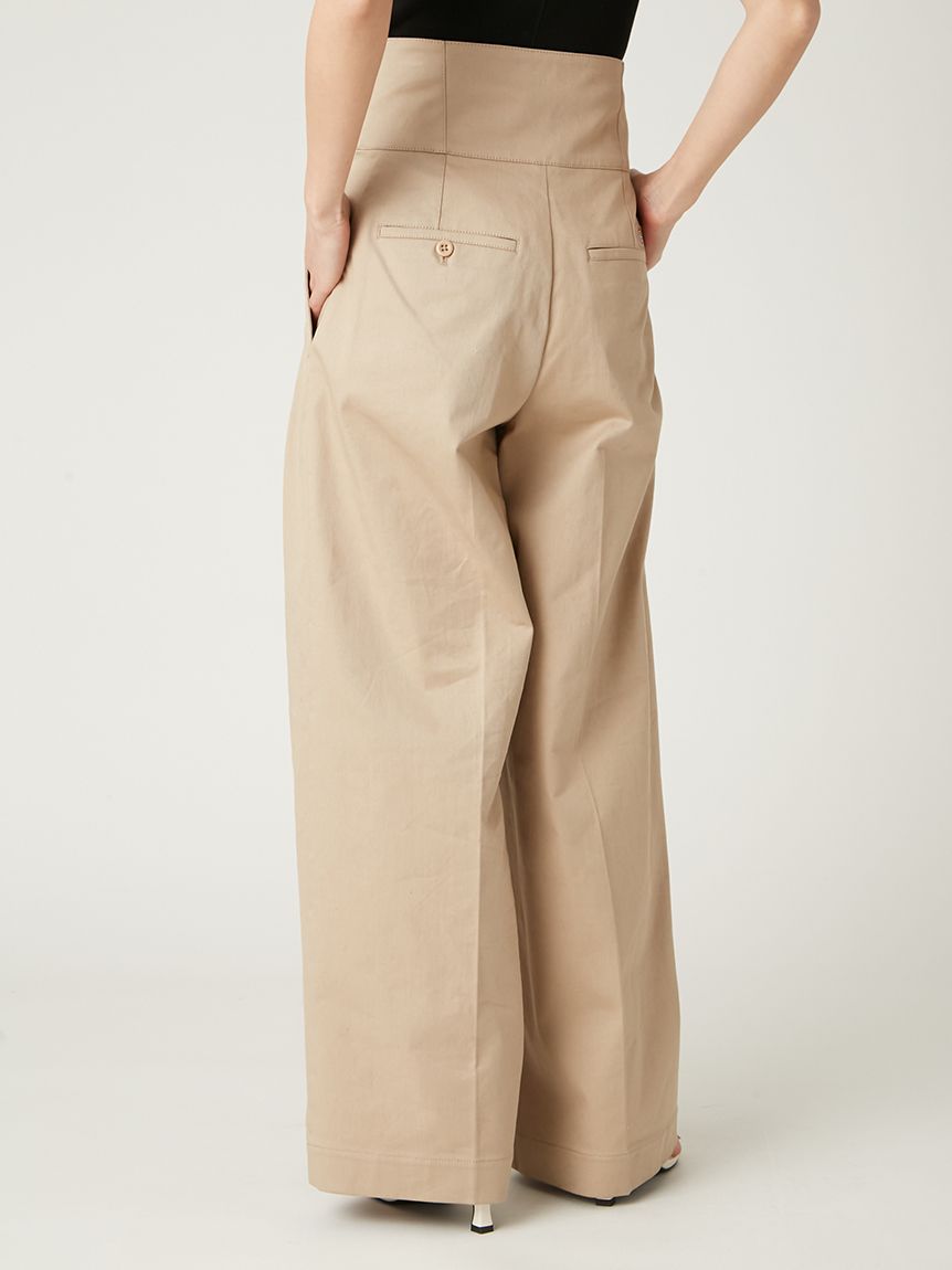 ガーリーページ FRAY I.D｜Dickies】ツータックワイドツイルパンツ(ロングパンツ