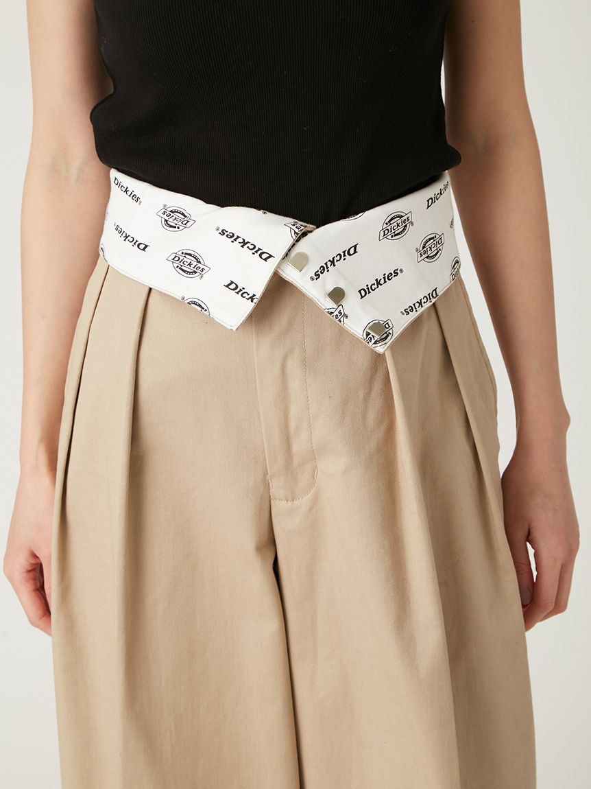 FRAY I.D｜Dickies】ツータックワイドツイルパンツ(ロングパンツ